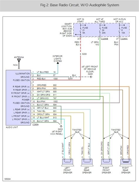 04 silverado stereo wiring diagram